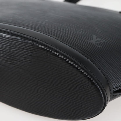 Louis Vuitton Saint Jacques Handbag Epi Leather, BLACK, LEATHER, Handbag