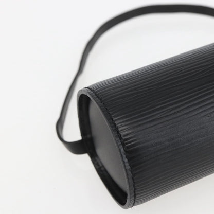Louis Vuitton Soufflot Pochette Epi Leather, BLACK, LEATHER, Clutche & pouche
