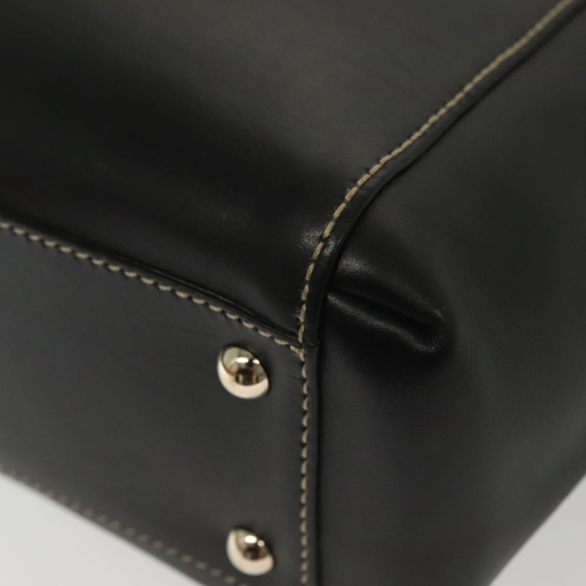 Gucci Tote Bag Leather, BLACK, LEATHER, Tote bag