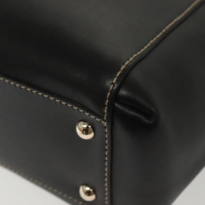 Gucci Tote Bag Leather, BLACK, LEATHER, Tote bag