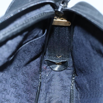 Saint Laurent Vintage Shoulder Bag Leather, BLACK, LEATHER, Shoulder bag