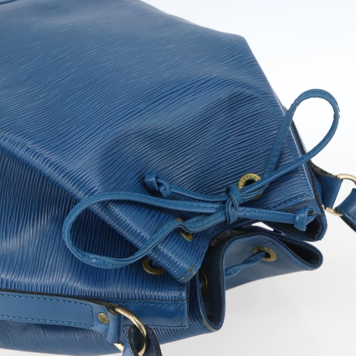 Louis Vuitton Noe Handbag Epi Leather, BLUE, LEATHER, Shoulder bag