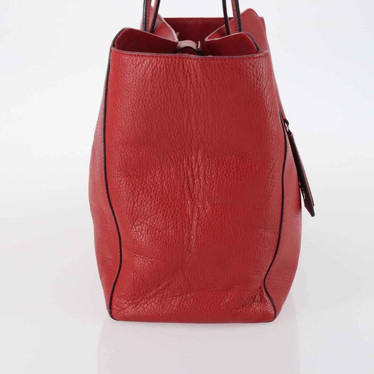Gucci Swing Tote Leather, RED, LEATHER, Tote bag