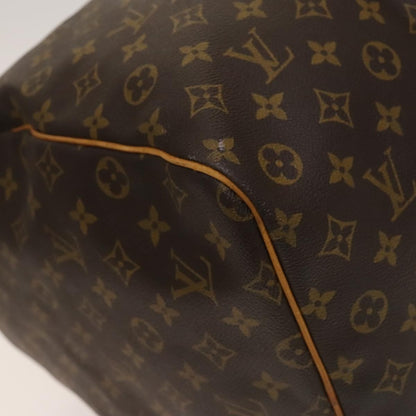 Louis Vuitton Keepall Bag Monogram Canvas, BROWN, CANVAS, Travel bag