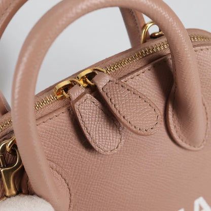 Balenciaga Logo Ville Bag Leather, PINK, LEATHER, Handbag