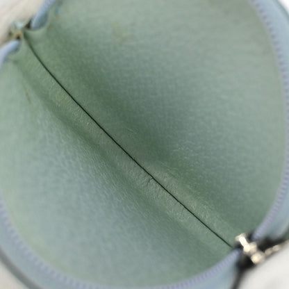 Bvlgari Coin Case Leather, BLUE, LEATHER, Wallets