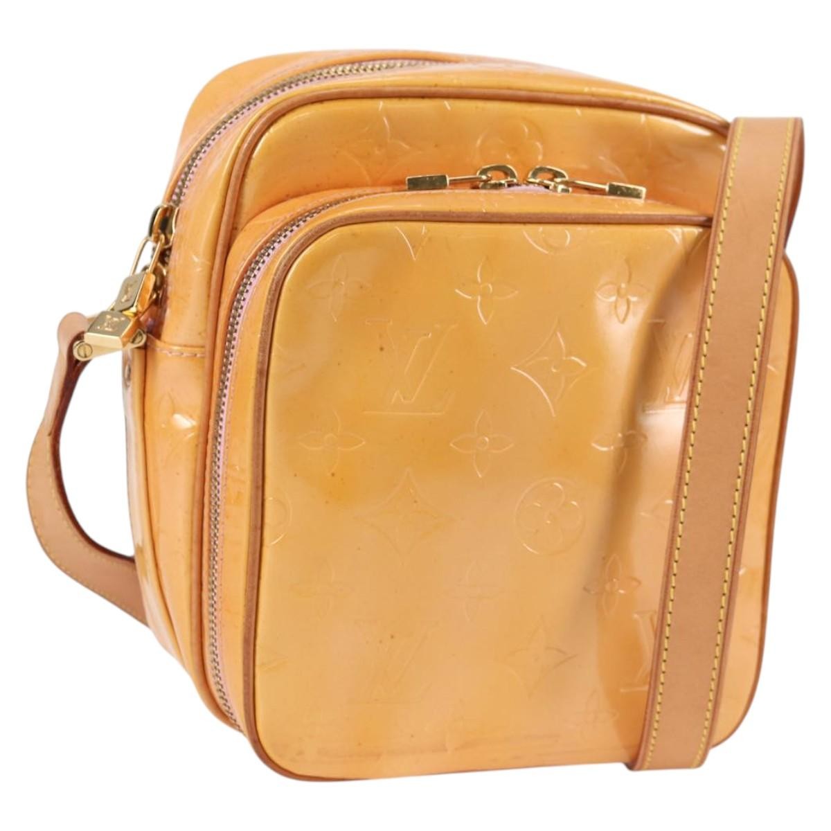 Louis Vuitton Wooster Handbag Monogram Vernis, BEIGE, PATENT_LEATHER, Handbag