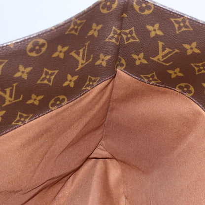 Louis Vuitton Shopping Sac Handbag Monogram Canvas, BROWN, CANVAS, Tote bag