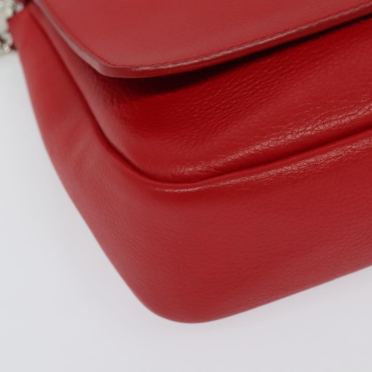 Louis Vuitton Essential Cuir Boheme Handbag Leather, Red, Leather, Shoulder Bag