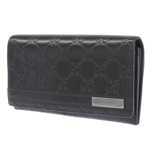 Gucci Guccissima Wallet Motif GG, BLACK, LEATHER, Wallets
