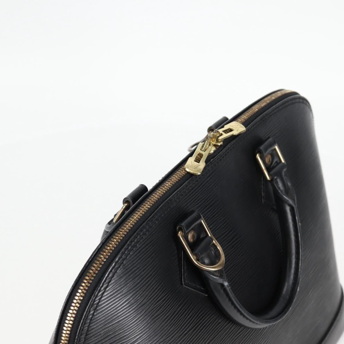 Louis Vuitton Alma Handbag Epi Leather, BLACK, LEATHER, Handbag