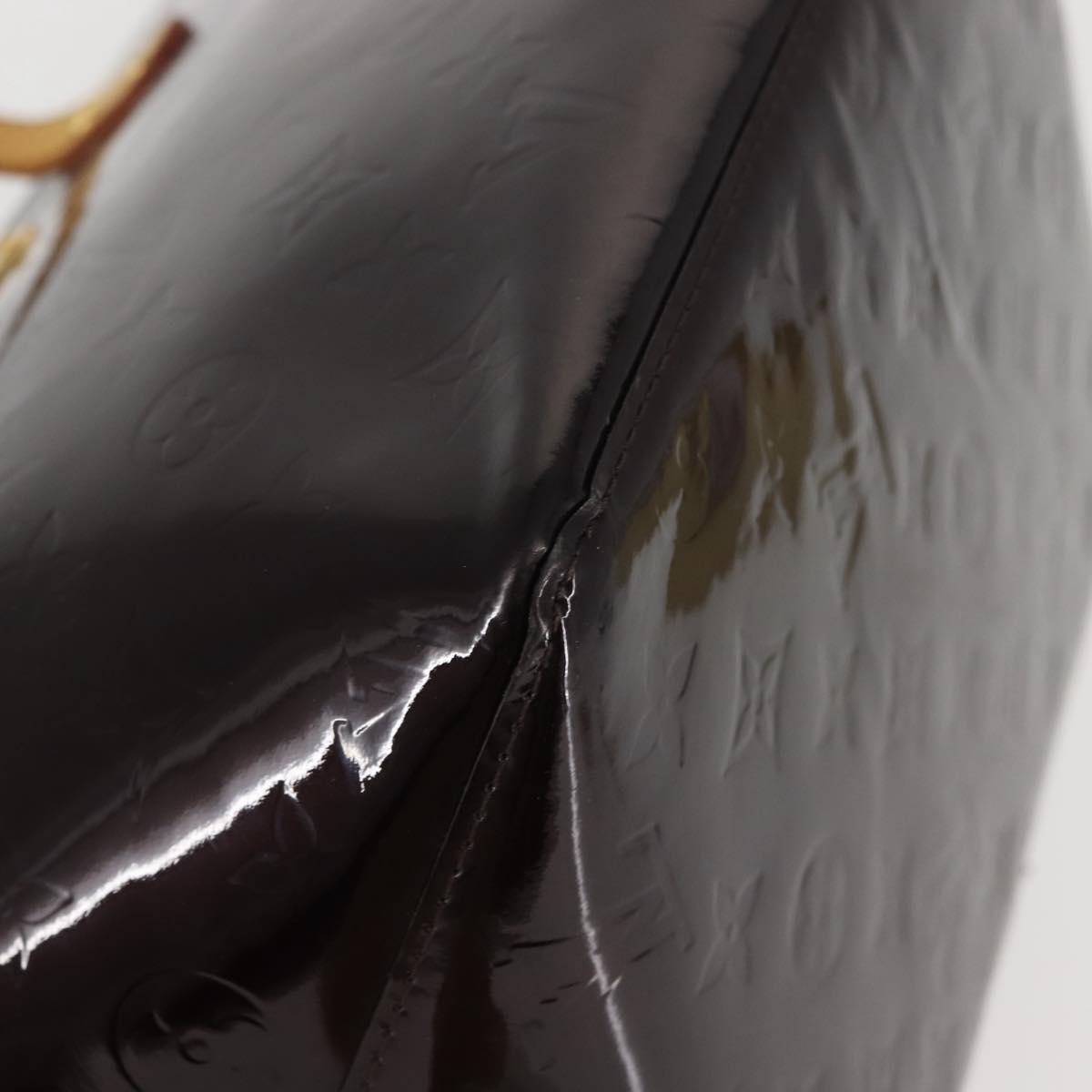 Louis Vuitton Bellevue Handbag Monogram Vernis, BURGUNDY, PATENT_LEATHER, Handbag