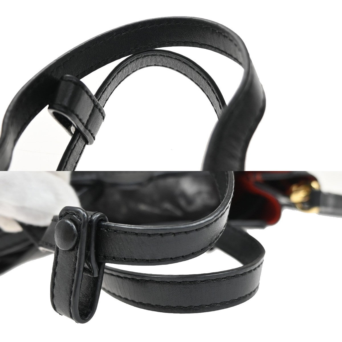 Loewe Lazo Bag Leather, BLACK, LEATHER, Handbag