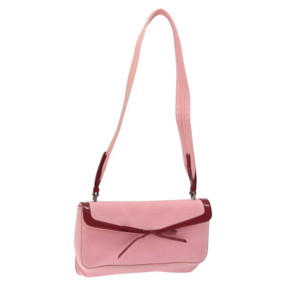 Prada Vintage Shoulder Bag Canvas, PINK, CANVAS, Shoulder bag