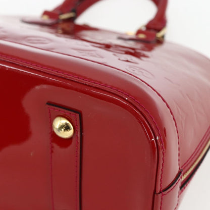 Louis Vuitton Alma Handbag Patent Leather, RED, PATENT_LEATHER, Handbag