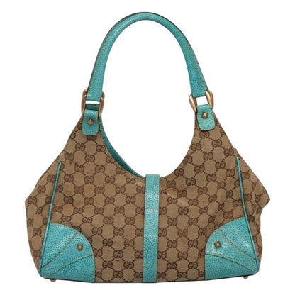Gucci Joy Bardot Hobo GG Canvas, BEIGE, CANVAS, Handbag
