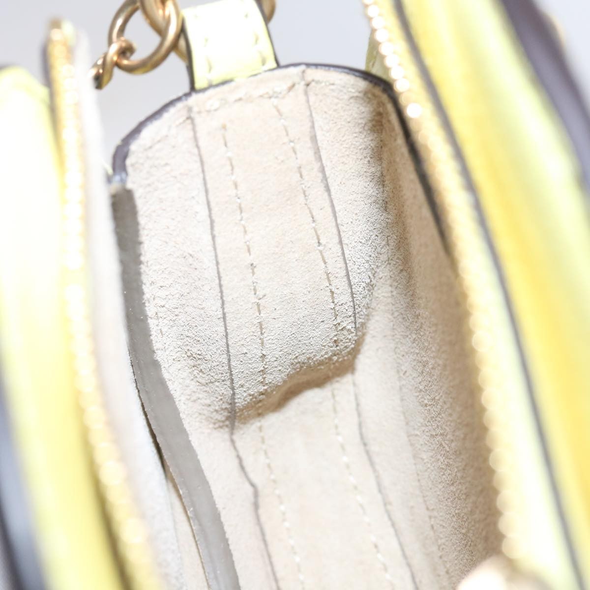 Chloe Pixie Crossbody Bag Leather and Suede, YELLOW, SUEDE, Crossbody bag