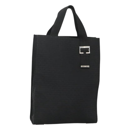 Christian Dior Vintage Tote Canvas, BLACK, CANVAS, Tote bag
