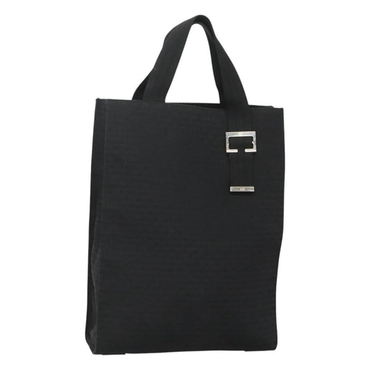 Christian Dior Vintage Tote Canvas, BLACK, CANVAS, Tote bag