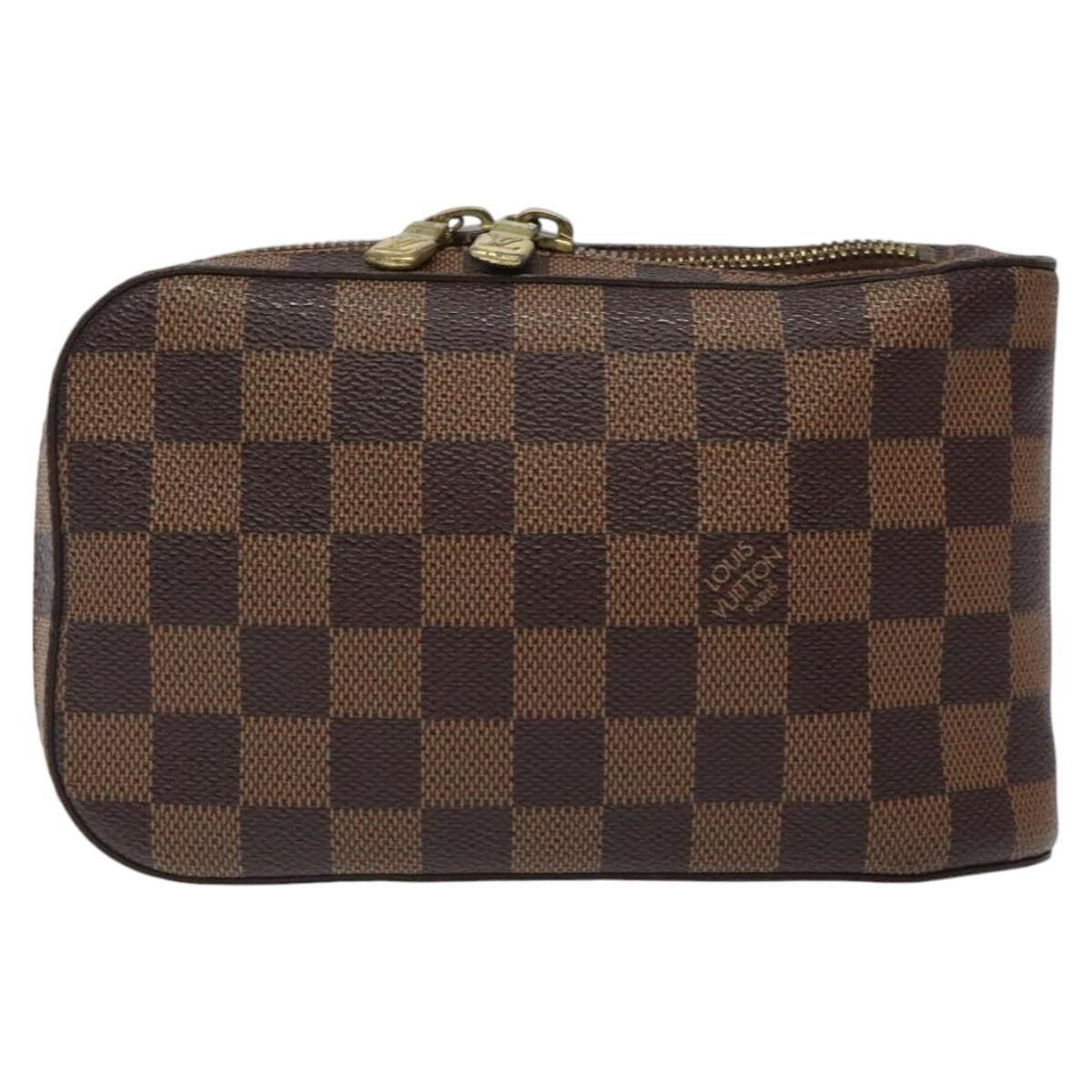 Louis Vuitton Geronimos Waist Bag Damier, BROWN, CANVAS, Shoulder bag