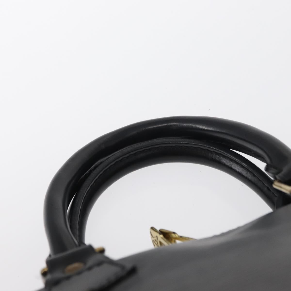 Louis Vuitton Alma Handbag Epi Leather, BLACK, LEATHER, Handbag