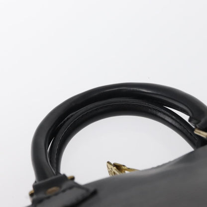 Louis Vuitton Alma Handbag Epi Leather, BLACK, LEATHER, Handbag