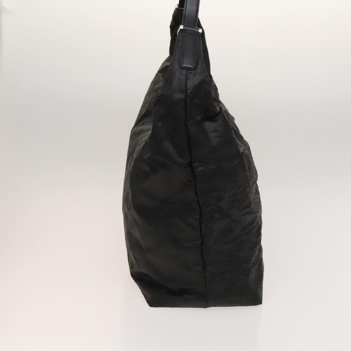 Gucci Zip Hobo Nylon, BLACK, NYLON, Shoulder bag