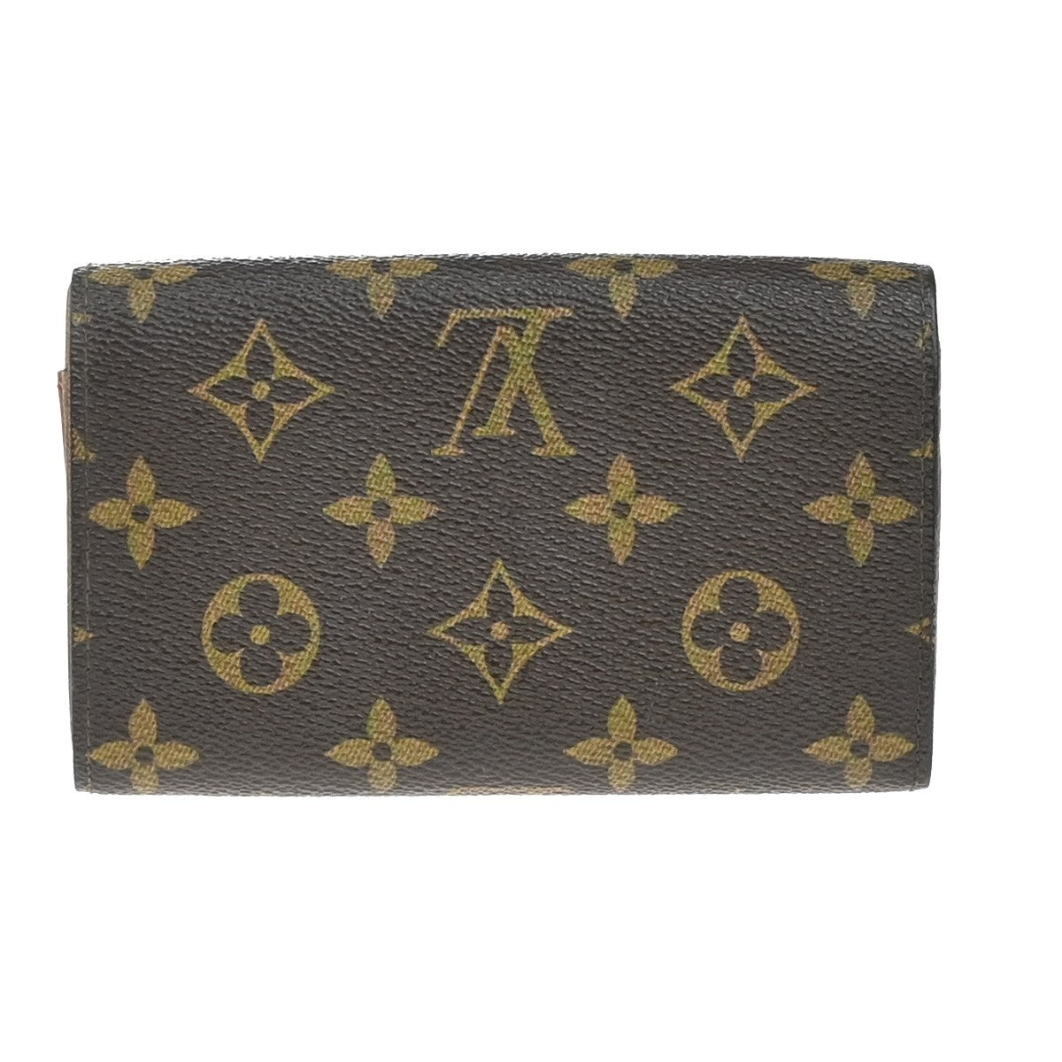 Louis Vuitton Porte Monnaie Billets Tresor Wallet Monogram Canvas, BROWN, CANVAS, Wallets