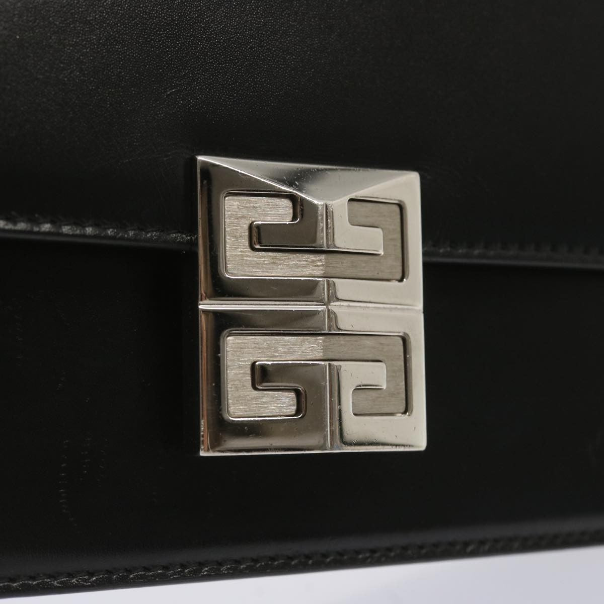 Givenchy 4G Chain Crossbody Bag Leather, BLACK, LEATHER, Crossbody bag