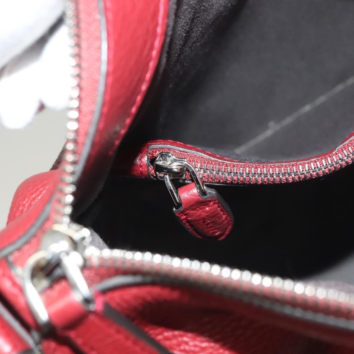 Bally Vintage Shoulder Bag Leather, RED, LEATHER, Shoulder bag