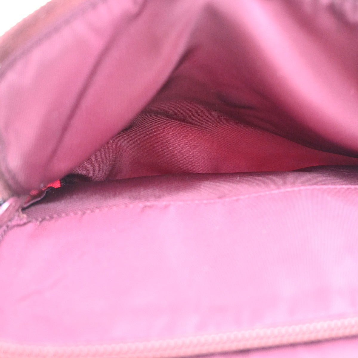 Prada Buckle Messenger Bag Tessuto, BURGUNDY, SYNTHETIC, Crossbody bag