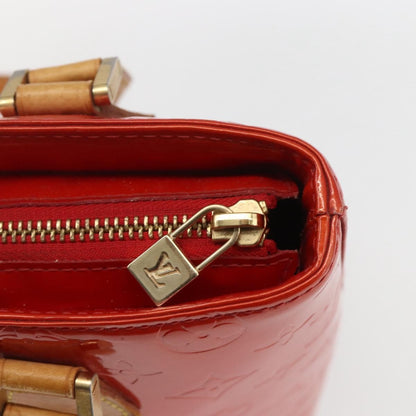 Louis Vuitton Houston Handbag Monogram Vernis, RED, PATENT_LEATHER, Handbag