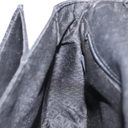 Bally Vintage Flap Handbag Quilted Leather, BLACK, LEATHER, Handbag