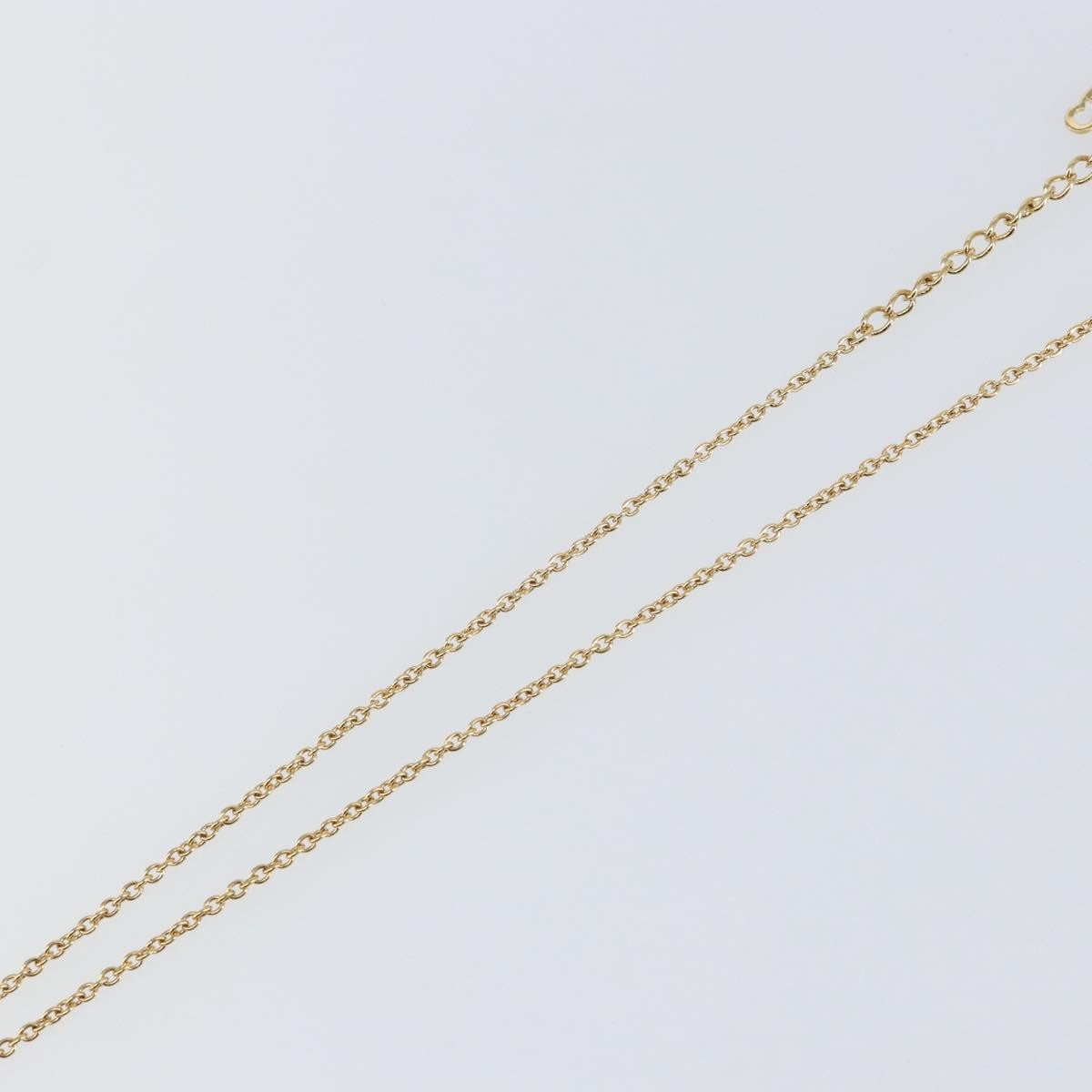 Christian Dior CD Pendant Necklace Metal, GOLD, METAL, Necklace