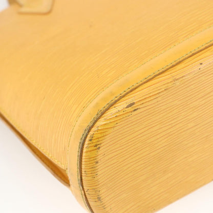 Louis Vuitton Lussac Handbag Epi Leather, Yellow, Leather, Shoulder Bag