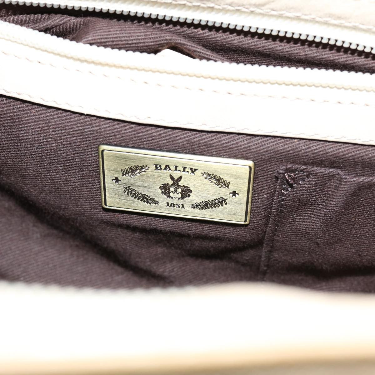 Bally Handbag Leather, ECRU, LEATHER, Handbag