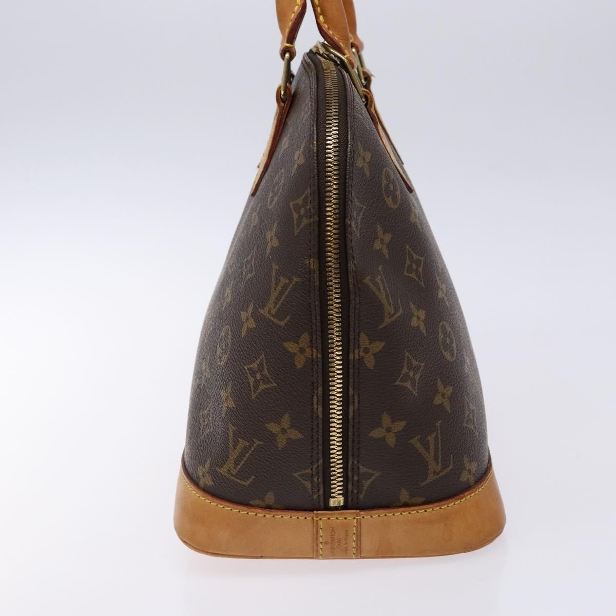 Louis Vuitton Alma Handbag Monogram Canvas, BROWN, CANVAS, Handbag