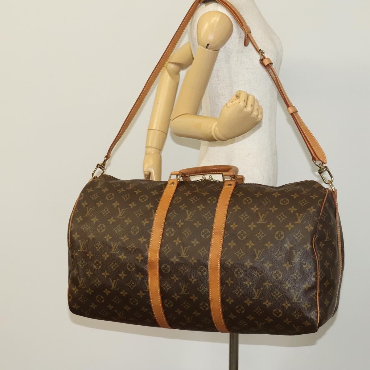 Louis Vuitton Keepall Bag Monogram Canvas, MULTICOLOUR, CANVAS, Travel bag
