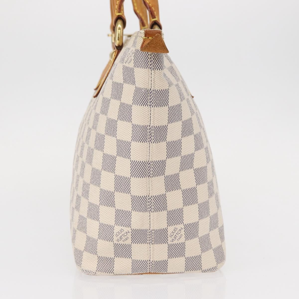 Louis Vuitton Saleya Handbag Damier, WHITE, CANVAS, Tote bag
