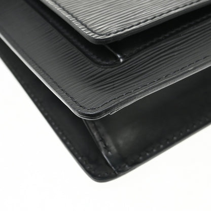 Louis Vuitton Monceau Handbag Epi Leather, Black, Leather, Handbag