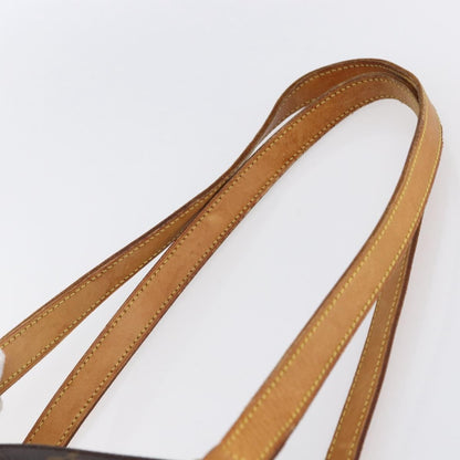 Louis Vuitton Shopping Sac Handbag Monogram Canvas, BROWN, CANVAS, Tote bag