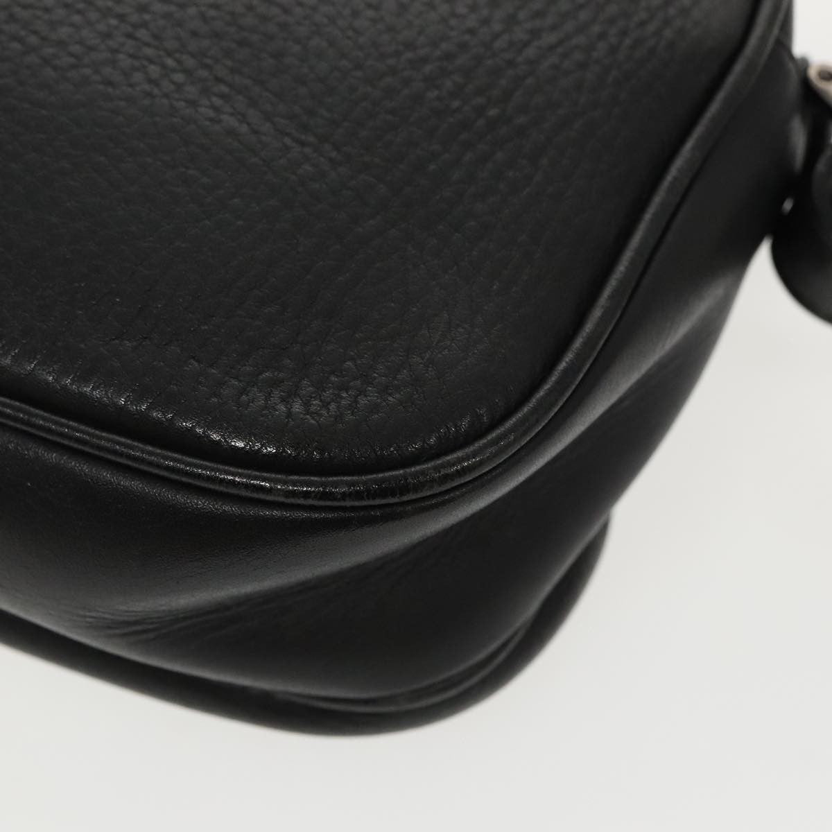 Gucci Vintage Shoulder Bag Leather, BLACK, LEATHER, Shoulder bag