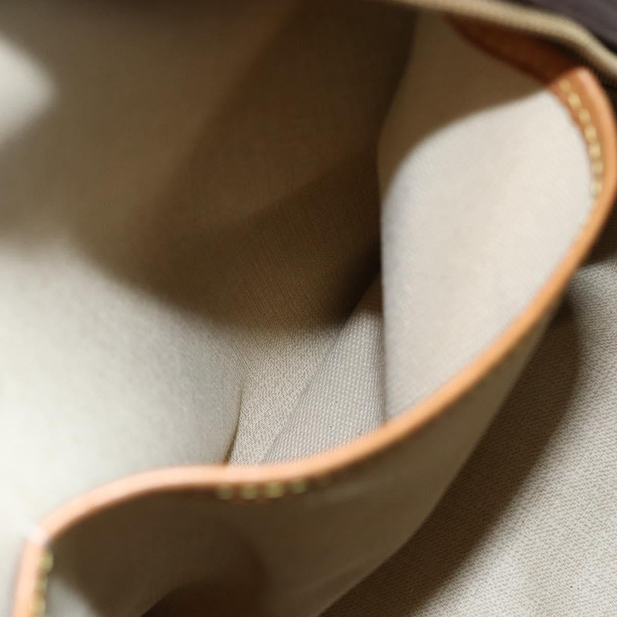 Louis Vuitton Deauville Handbag Monogram Canvas, BROWN, CANVAS, Handbag