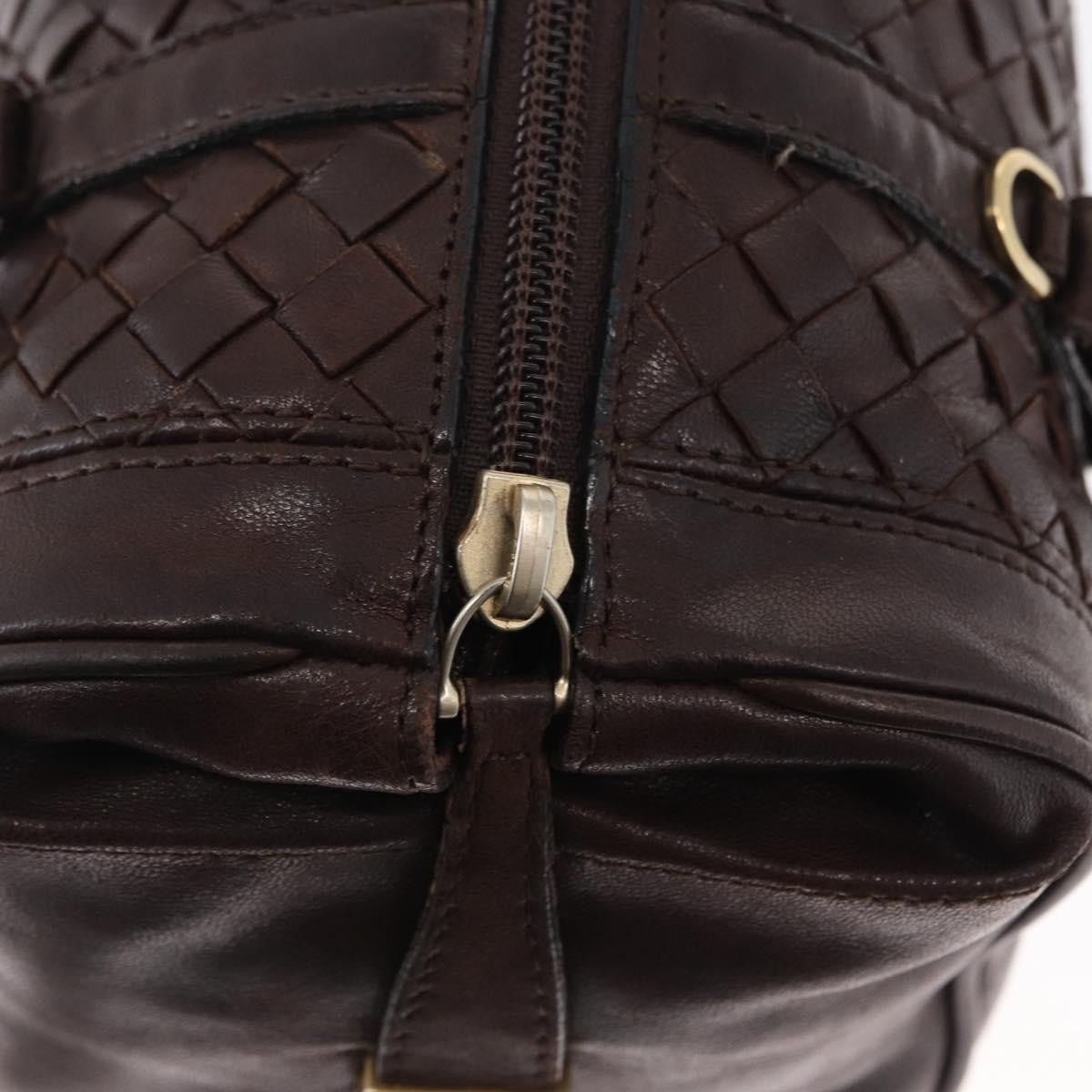 Bottega Veneta Intrecciato Handbag Leather, BROWN, LEATHER, Handbag