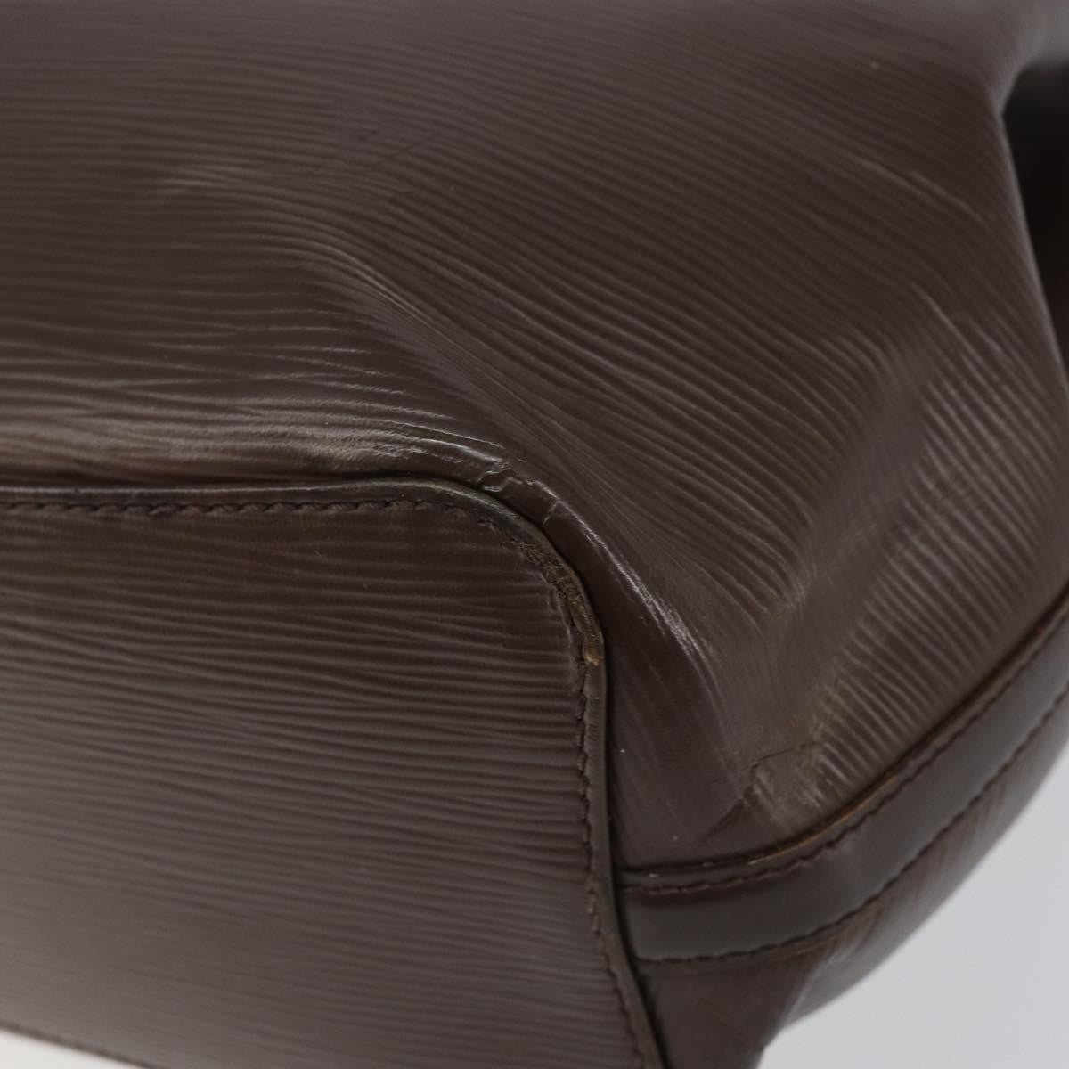 Louis Vuitton Mandara Handbag Epi Leather, BROWN, LEATHER, Shoulder bag