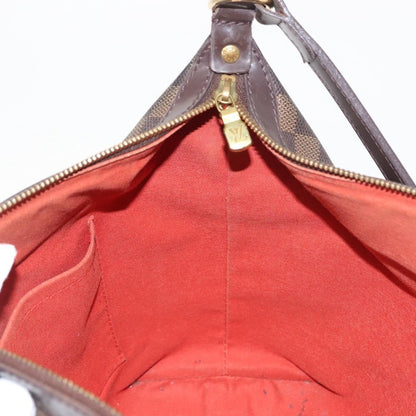 Louis Vuitton Illovo Handbag Damier, BROWN, CANVAS, Shoulder bag