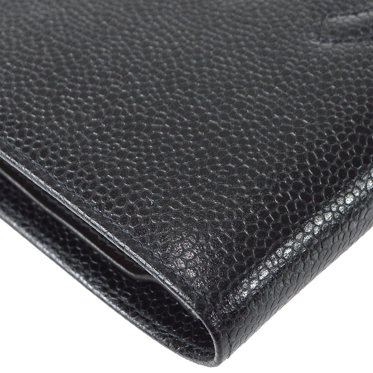 Chanel Timeless CC French Wallet Caviar, BLACK, LEATHER, Wallets