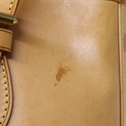 Louis Vuitton Bucket Bag Leather, BEIGE, LEATHER, Handbag