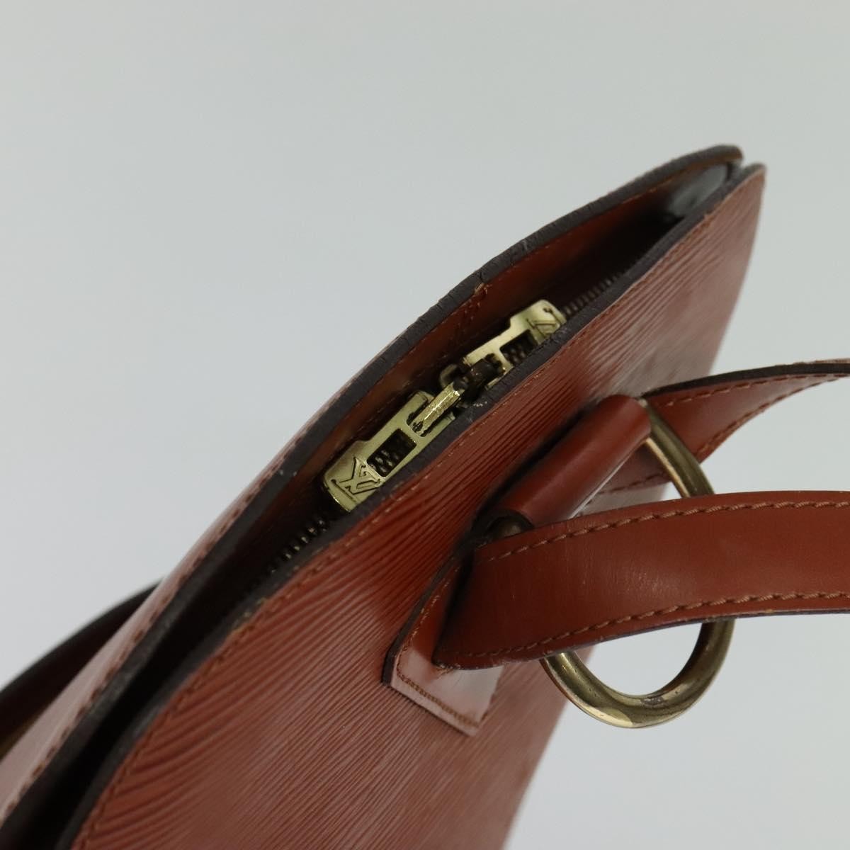 Louis Vuitton Gobelins Backpack Epi Leather, BROWN, LEATHER, Backpack