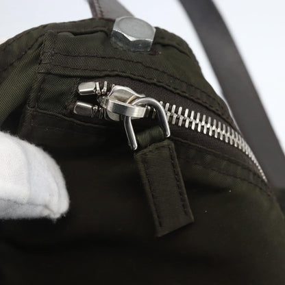 Prada Open Tote Tessuto, KHAKI, NYLON, Tote bag